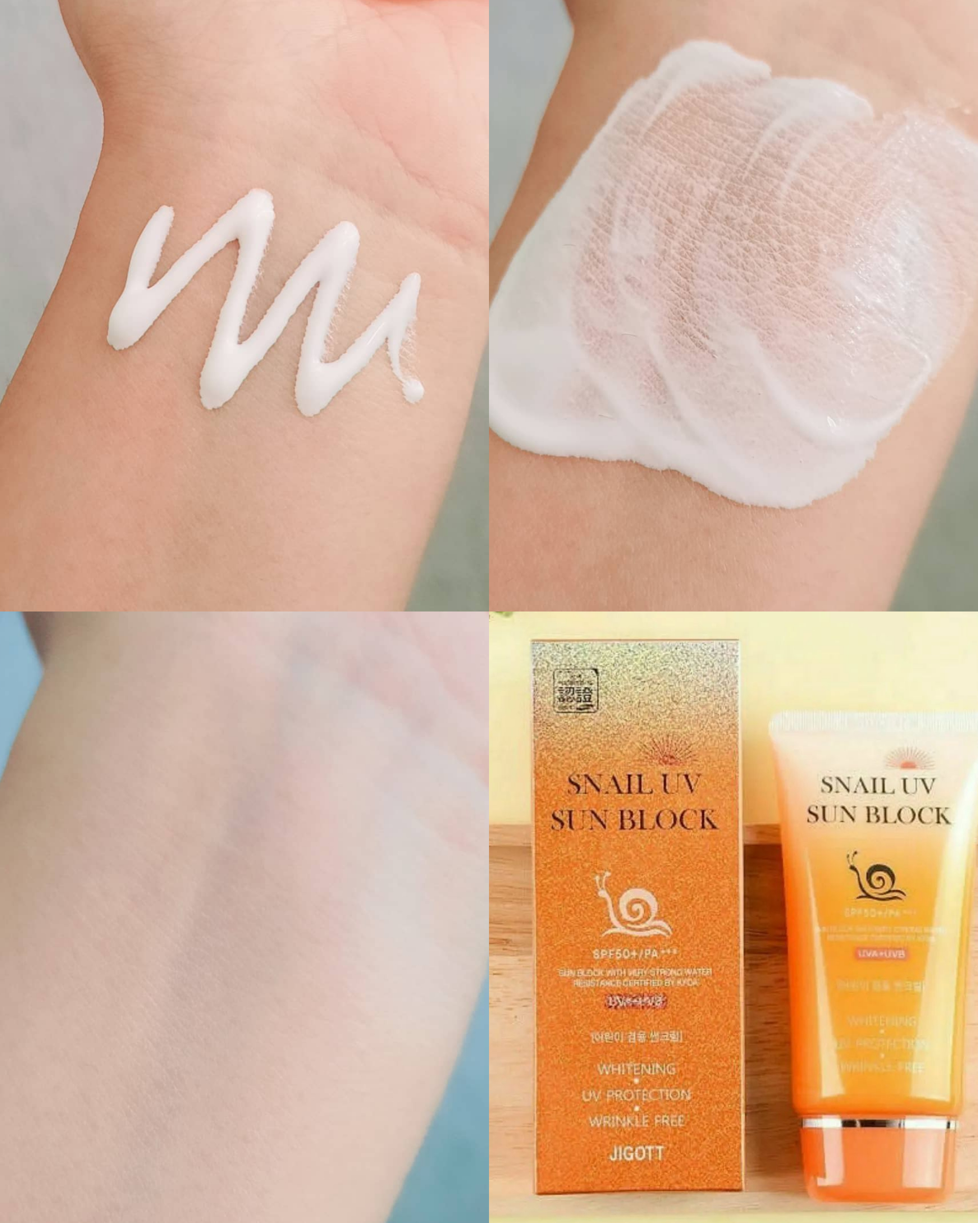 ضدآفتاب ژیگات jigot snail sun cream - Image 2