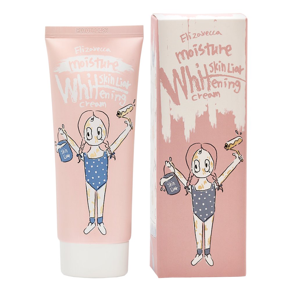 کرم روشن کننده بدن و صورت الیزاووکا Elizavecca Milky Piggy Moisture Skin Liar Whitening Cream 100ml
