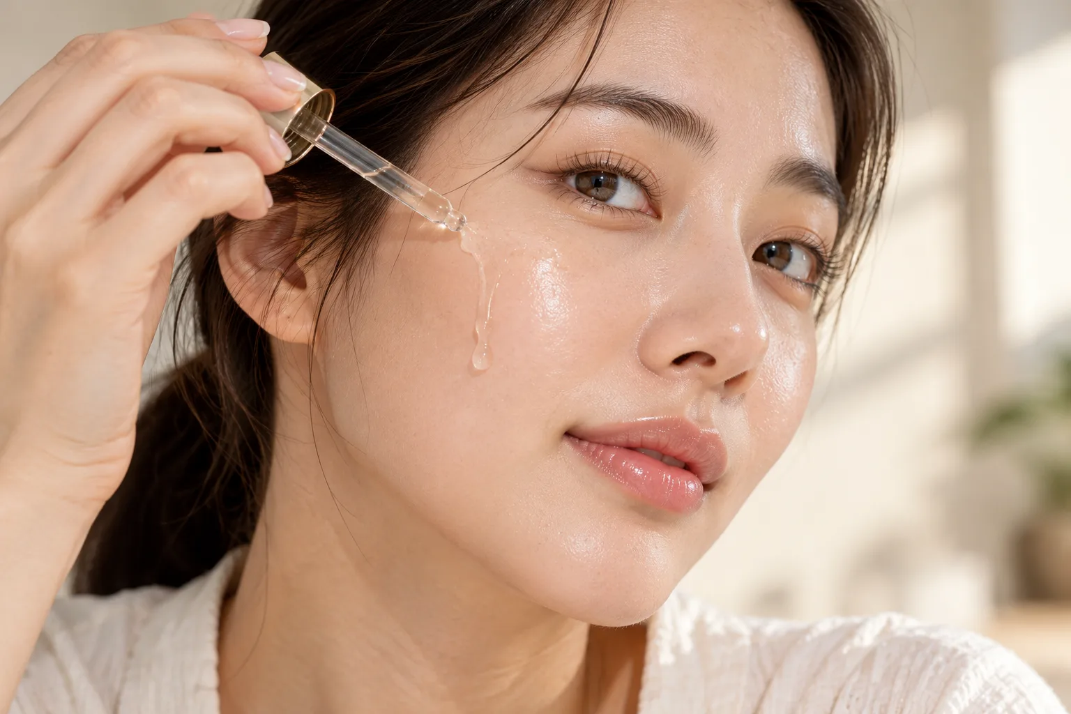 استفاده از سرم آبرسان حلزون روی پوست صورت